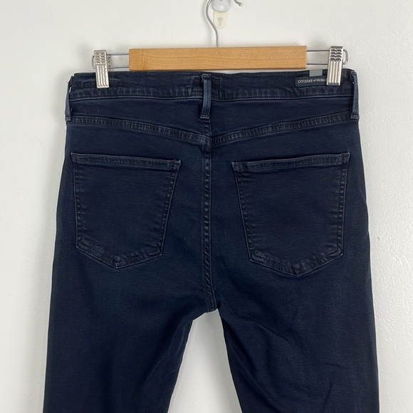 Citizens for Humanity Rocket Crop High Rise Skinny Black Jeans - Picture 5 of 11